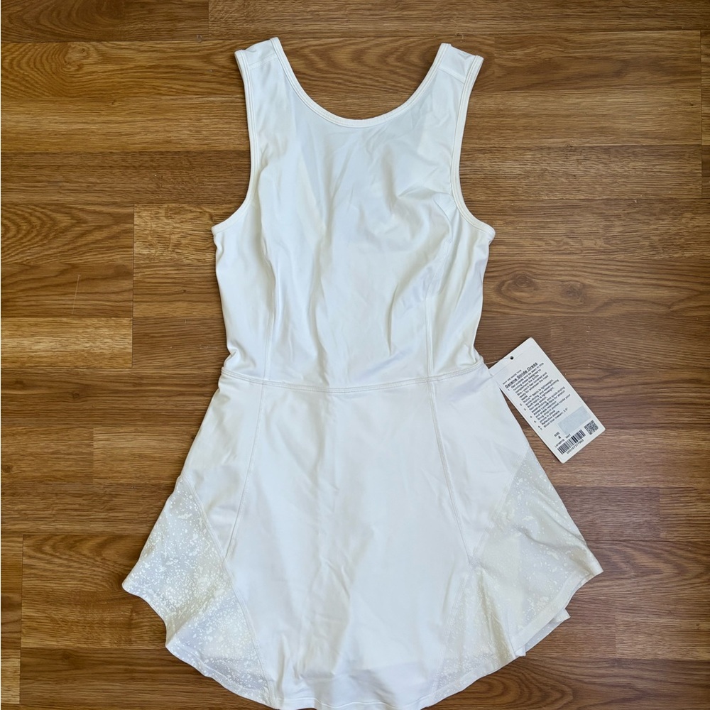 [NEW] Lululemon Athletica White Serene Stride Dress - US 4